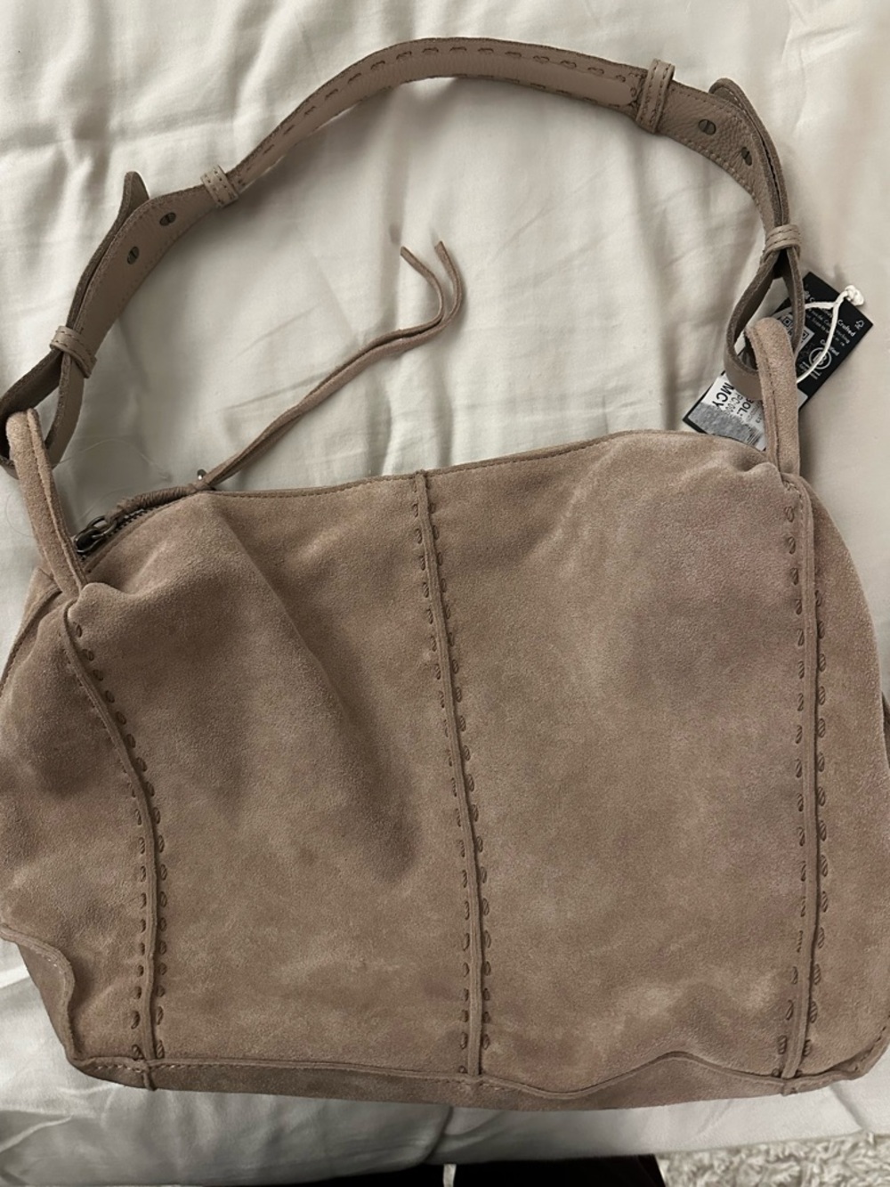 The Sak Sand Suede Tote Bag